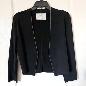MM. LaFleur Remarkable Woman Black Open Cardigan Size Large